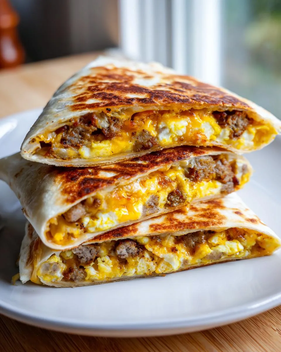 breakfast crunchwrap - detail 3