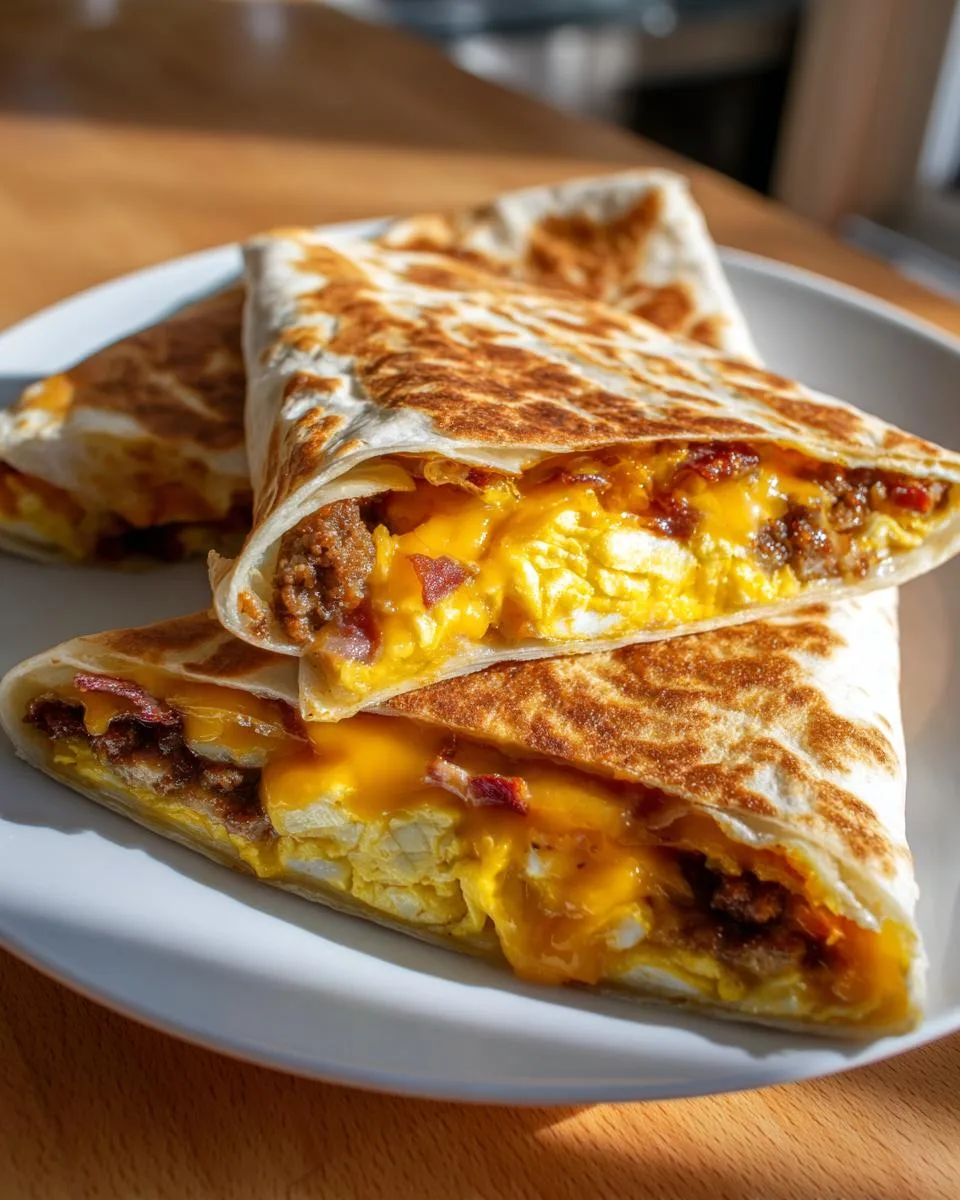 breakfast crunchwrap delight - detail 3