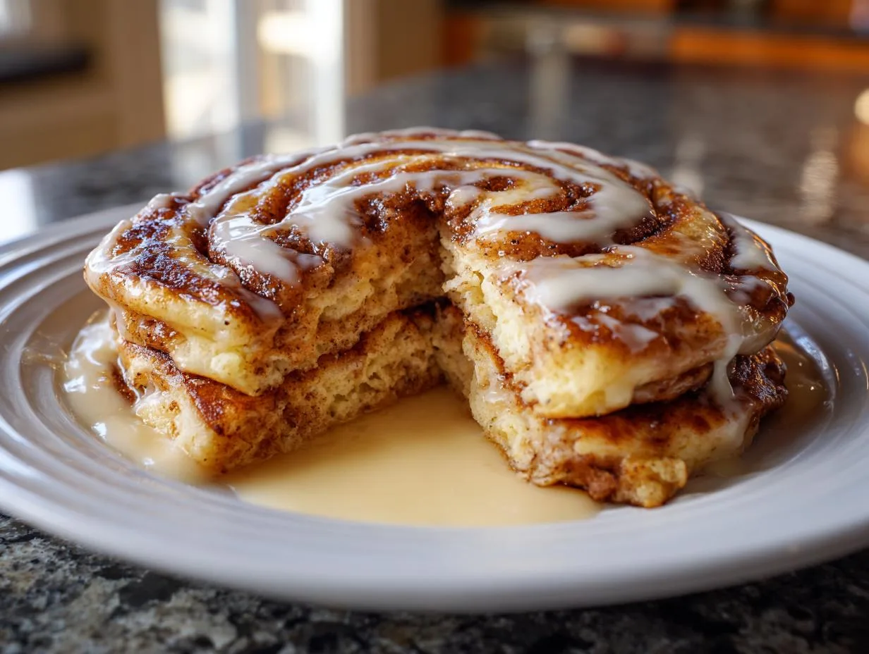 Grandma’s Secret 4-Step Cinnamon Roll Pancakes Recipe