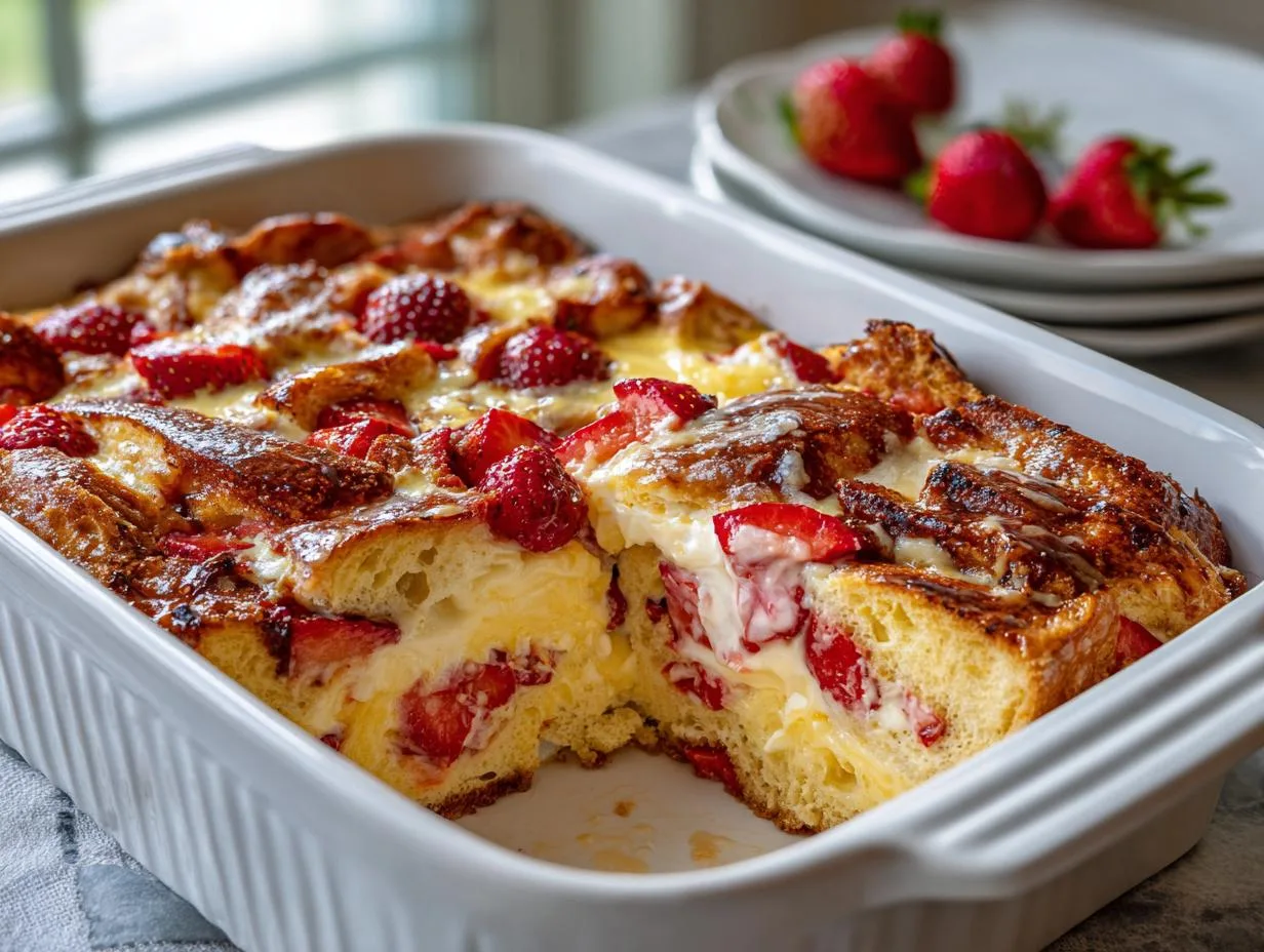 Dreamy Cream Cheese French Toast Bake for 8 Hungry Souls