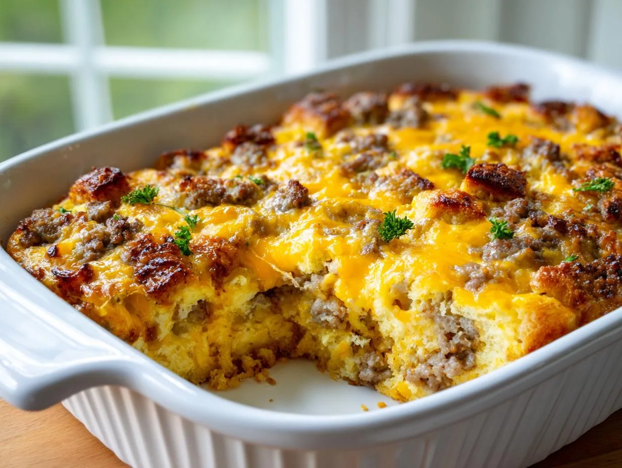 Effortless Overnight Breakfast Casserole That Will Wow You!