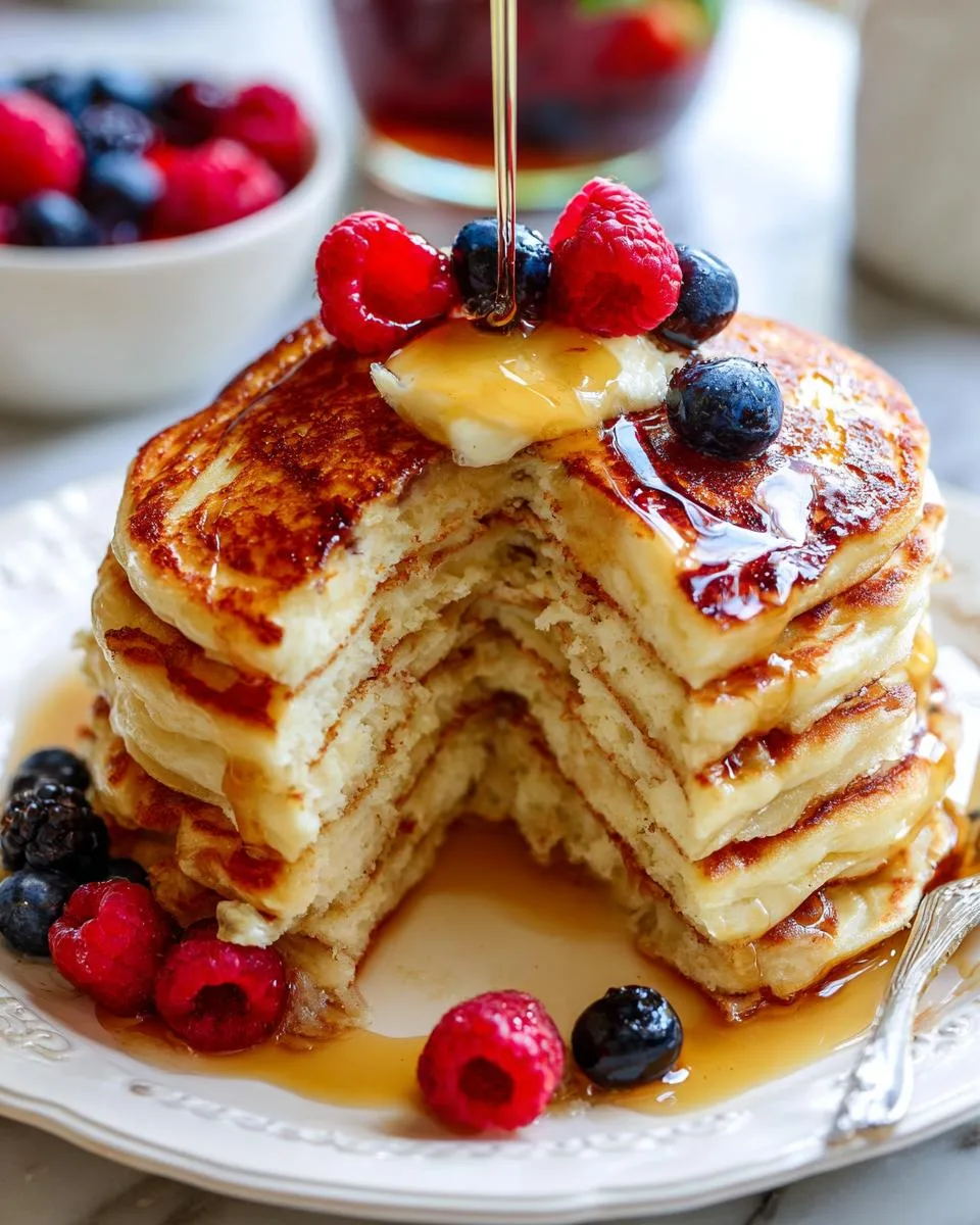 old-fashioned pancakes - detail 3