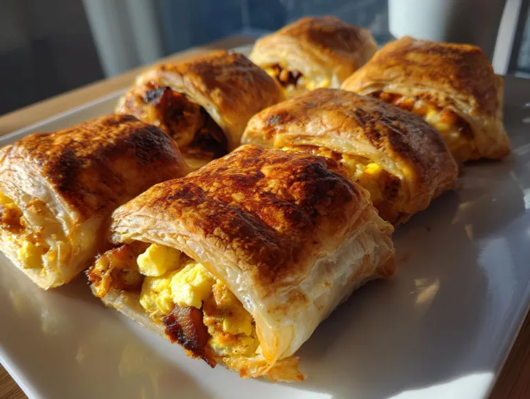 sausage egg breakfast roll-ups