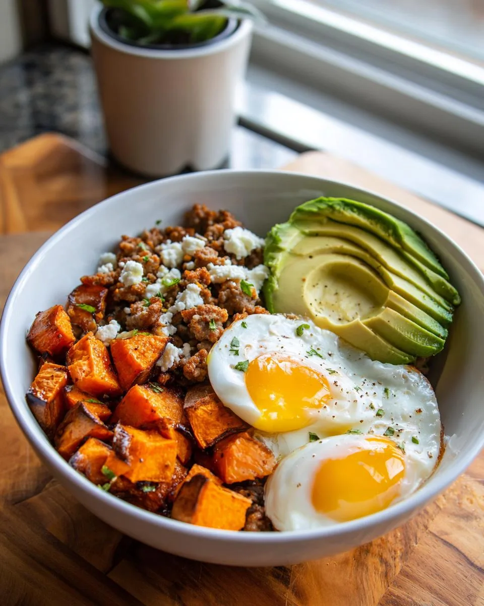 sweet potato breakfast bowl - detail 3
