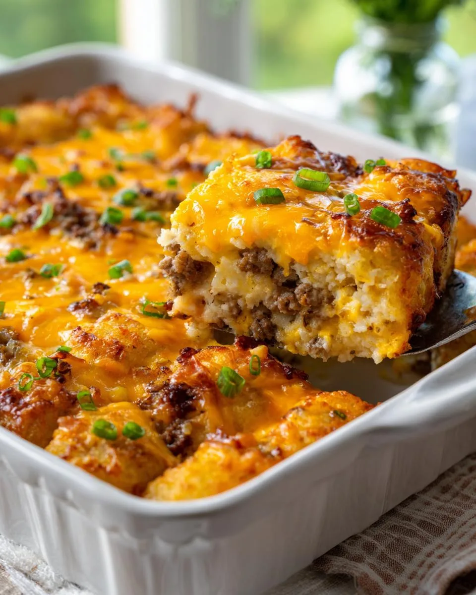 tater tot crack breakfast casserole - detail 3