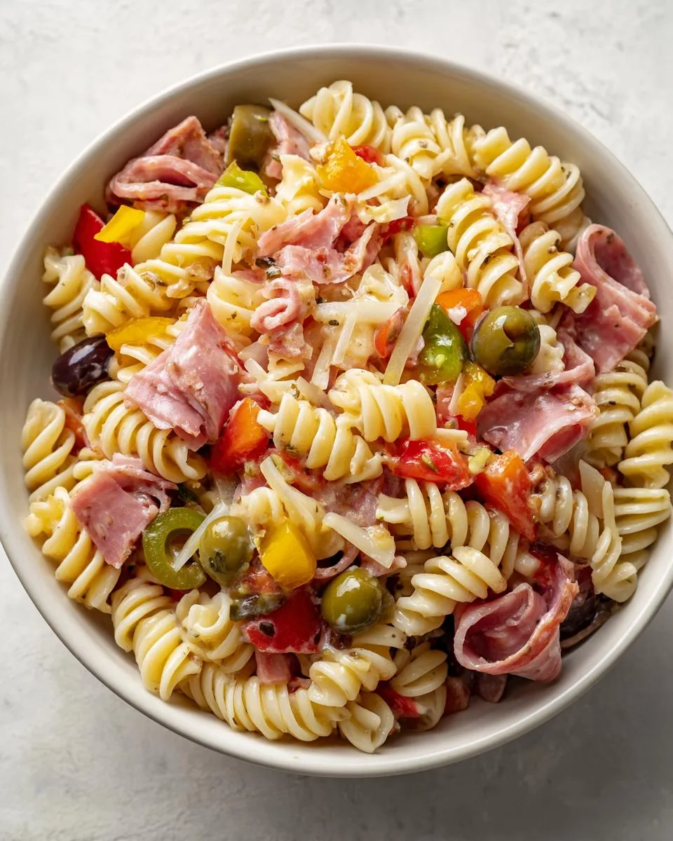 Antipasto Pasta Salad Deli Style - detail 3