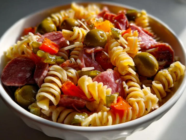 Antipasto Pasta Salad Deli Style