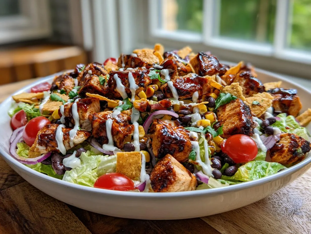 Ultimate BBQ Chicken Chopped Protein Salad Recipe