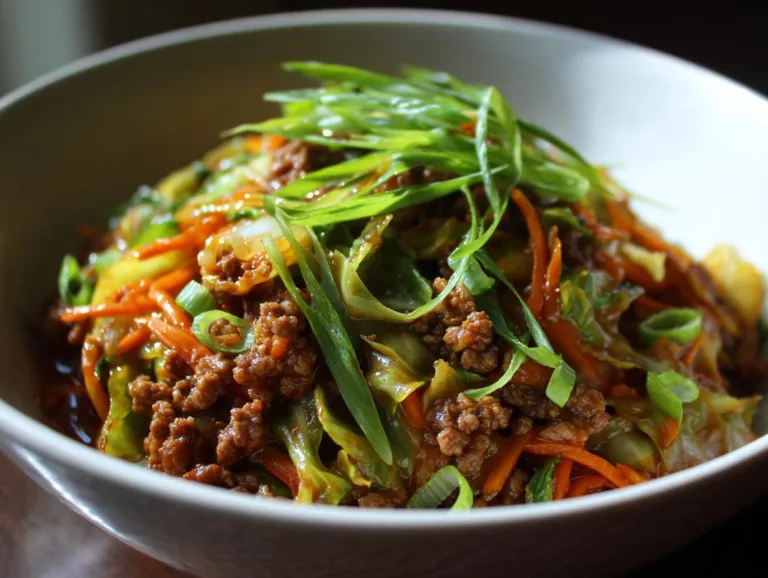 Beef Cabbage Stir-Fry