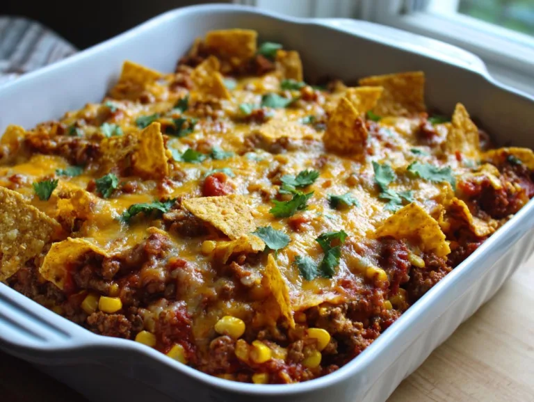 Beef Nacho Bake