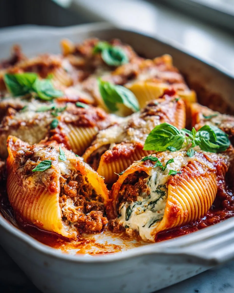 Beef Stuffed Shells Bake - detail 1