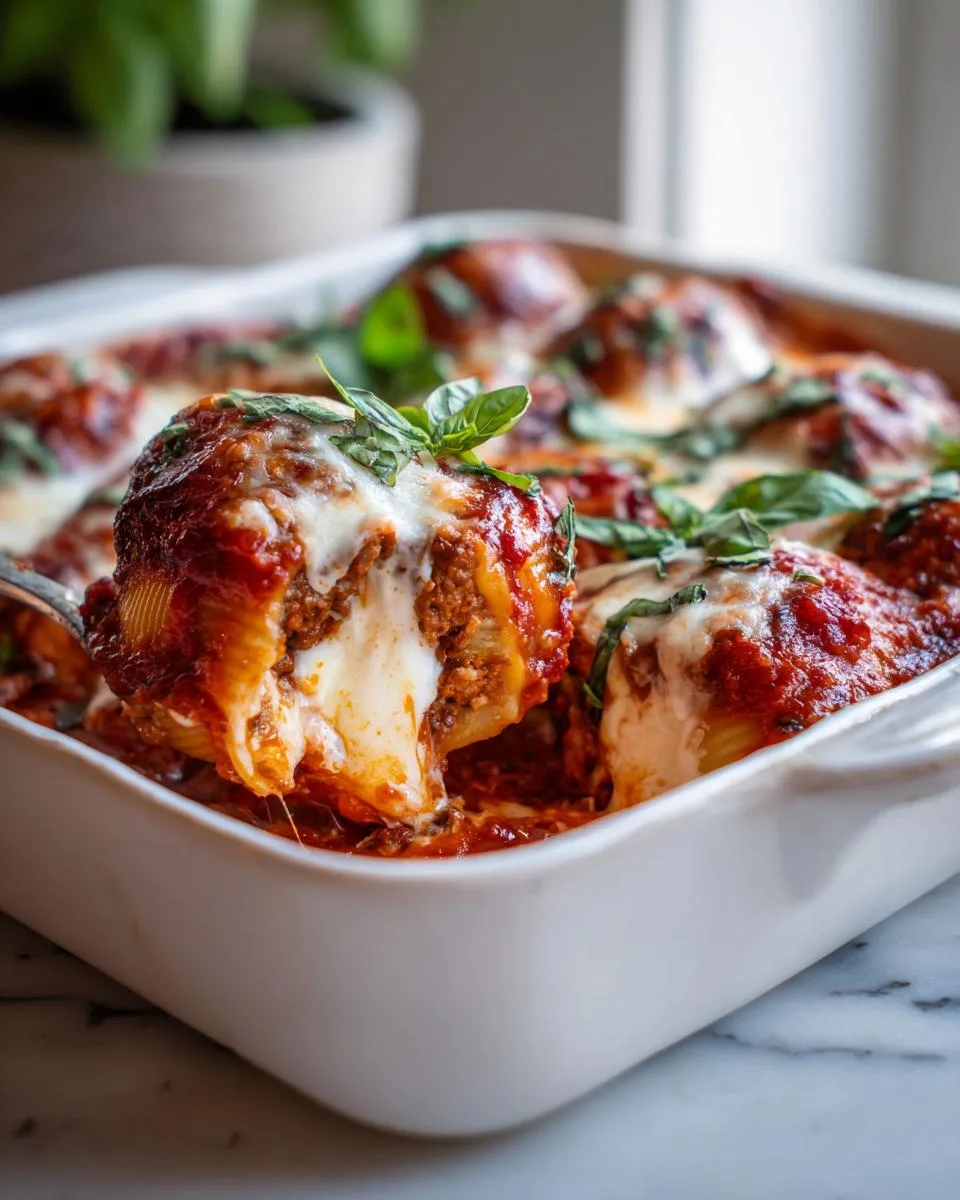 Beef Stuffed Shells Bake - detail 3