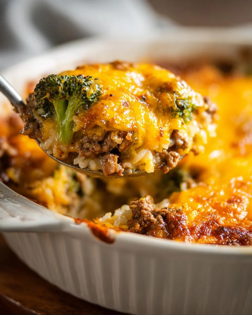 Broccoli Rice Beef Bake - detail 3