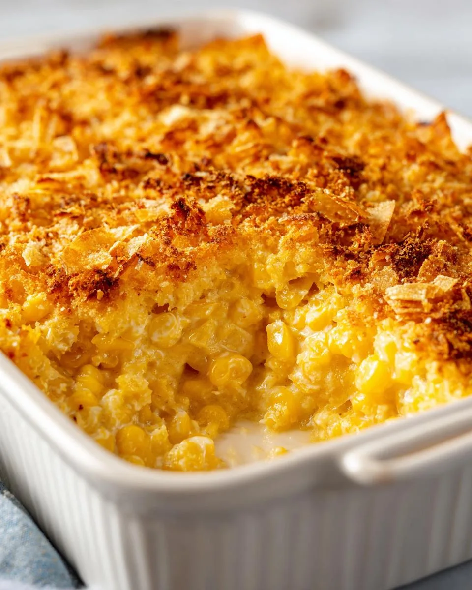 Buttery Scalloped Corn Casserole - detail 3