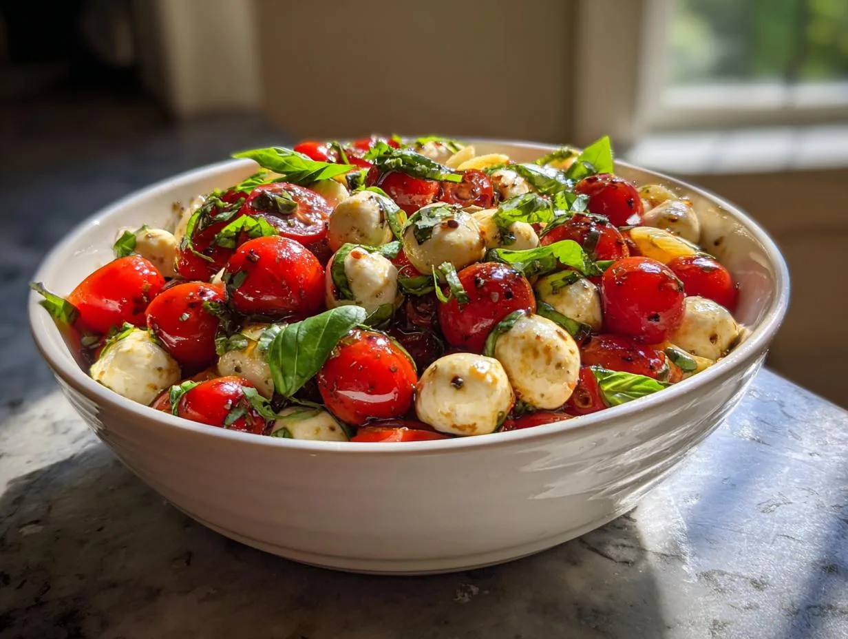5-Star Caprese Pasta Salad Recipe That Steals the Show