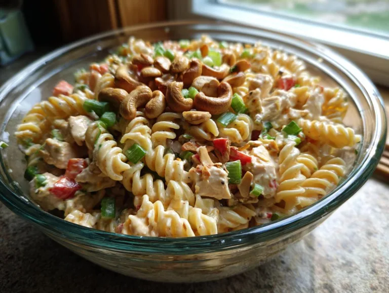 Cashew Chicken Pasta Salad Bowl