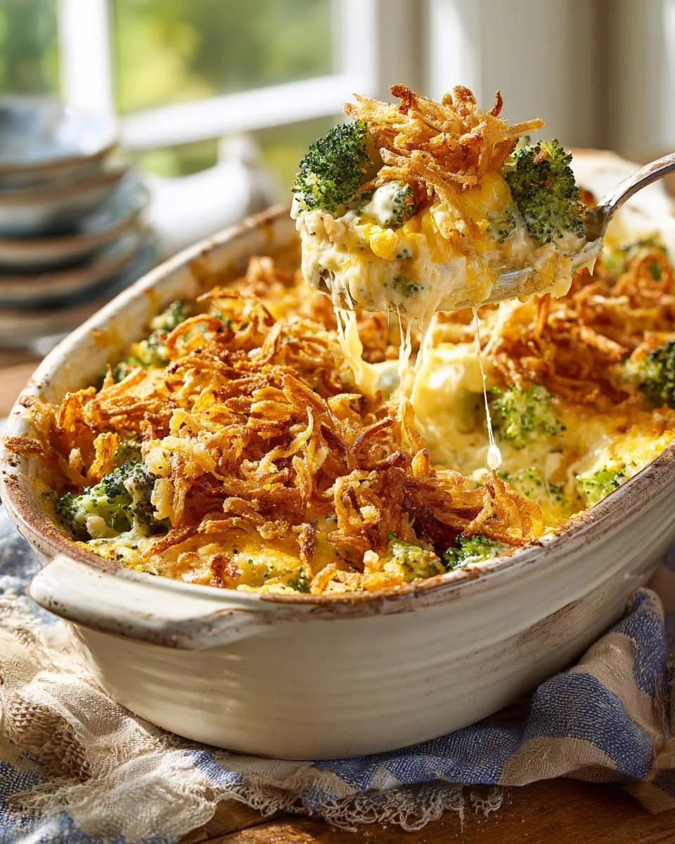 Cheddar Broccoli Casserole Bake - detail 3