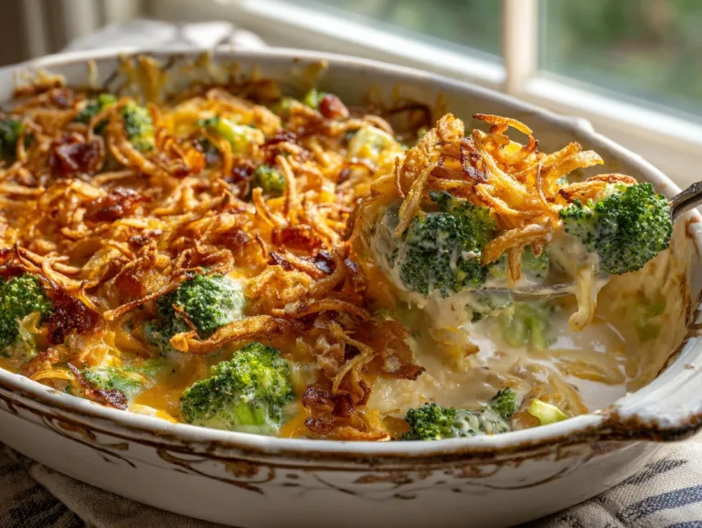 Cheddar Broccoli Casserole Bake