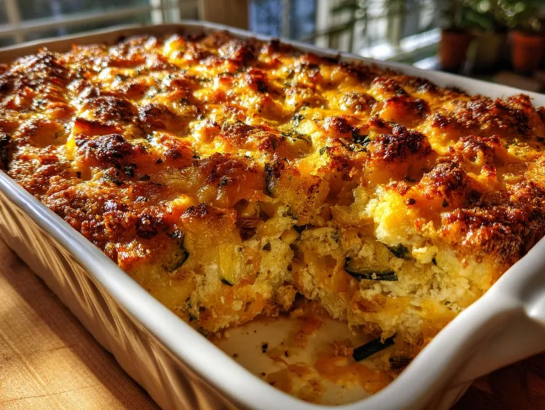 Cheesy Garden Zucchini Casserole