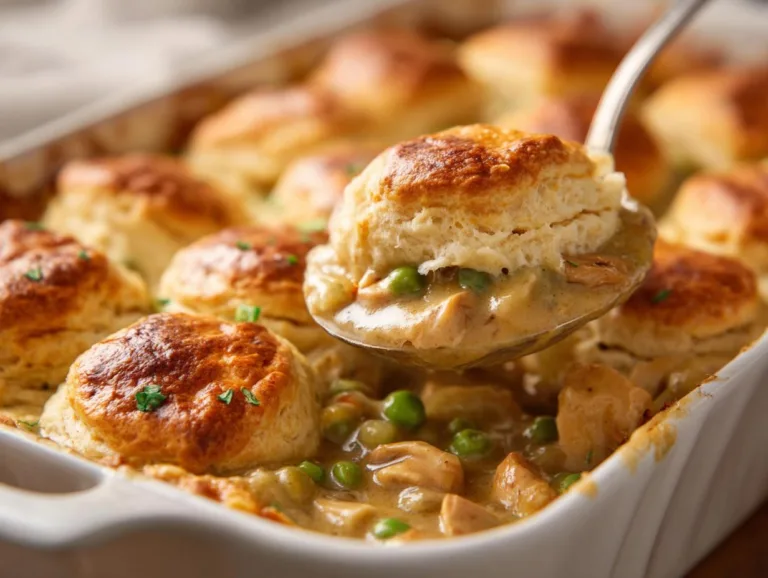 Chicken Biscuit Casserole Bake