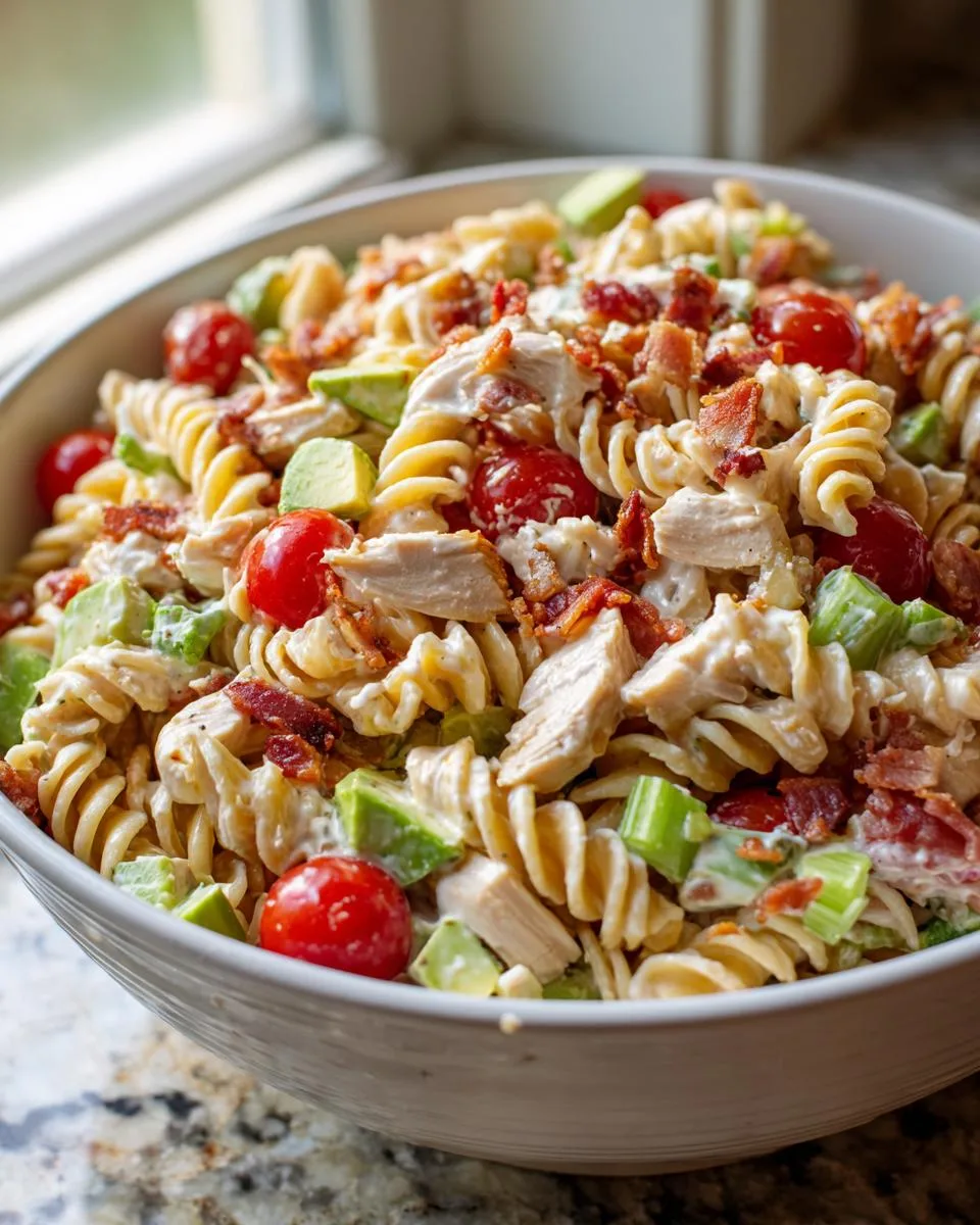 Chicken Club Pasta Salad Recipe - detail 3