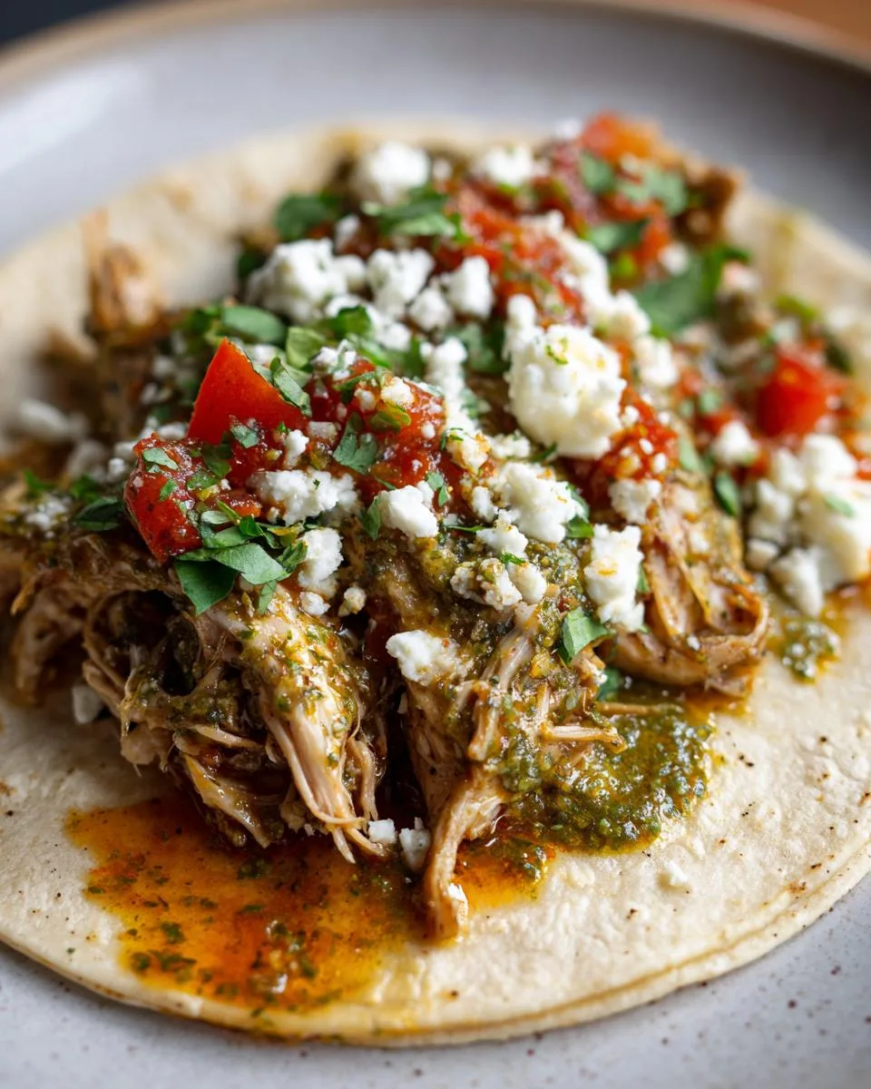 Cilantro Lime Chicken Tacos - detail 3
