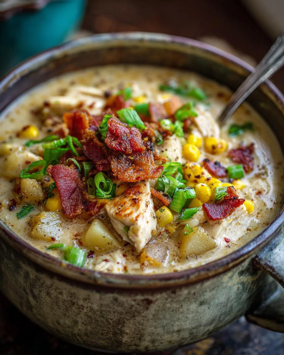 Creamy Chicken Corn Chowder - detail 3