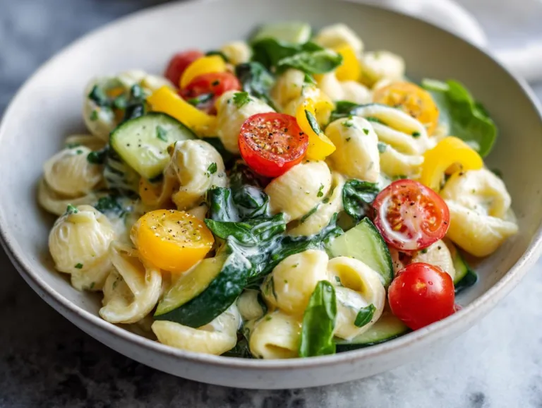 Creamy Protein Cottage Cheese Pasta