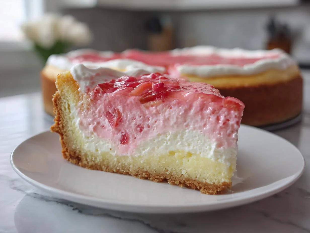 Creamy Rhubarb Cheesecake Dessert Recipe Made With Love