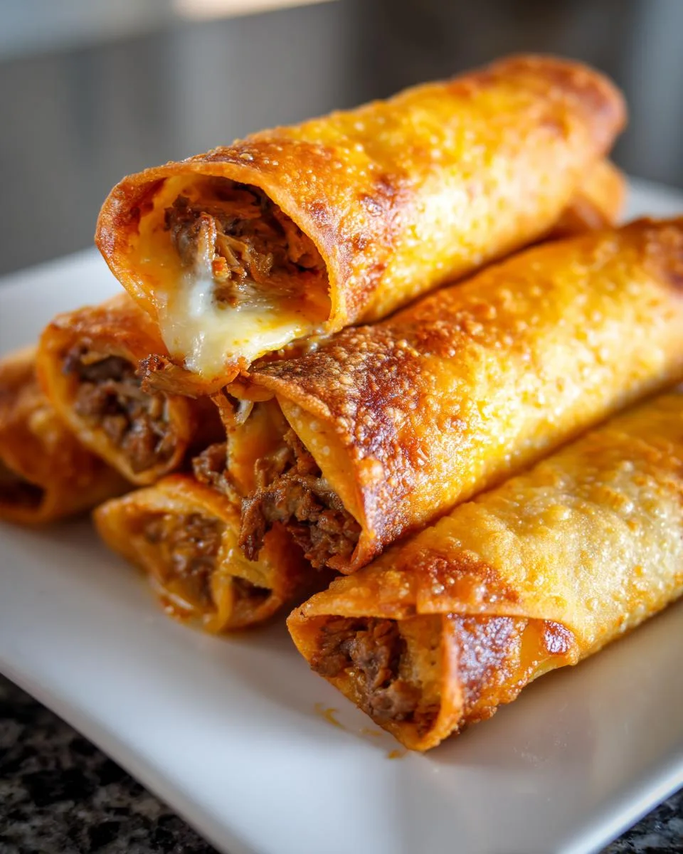 Crispy Cheesy Beef Taquitos - detail 3