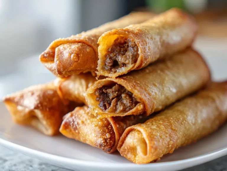 Crispy Cheesy Beef Taquitos