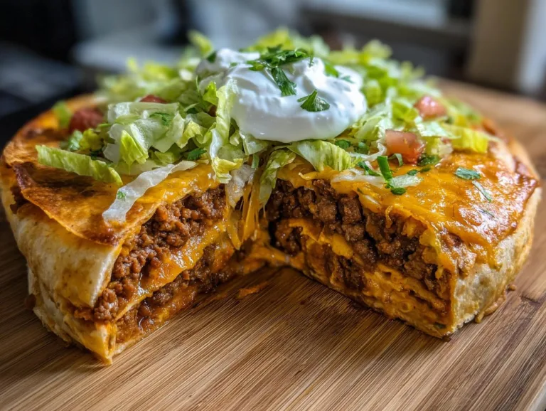 Crunchwrap Casserole