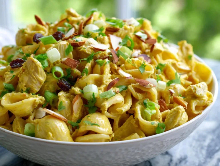 Curried Chicken Pasta Salad