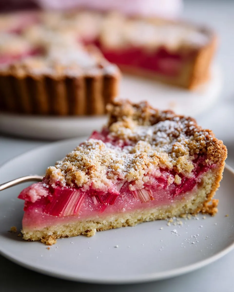Easy Classic Rhubarb Tart - detail 3