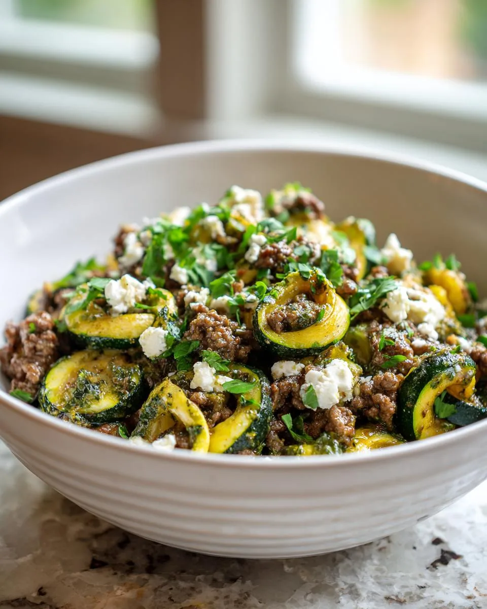 Ground Beef Zucchini Stir-Fry - detail 3