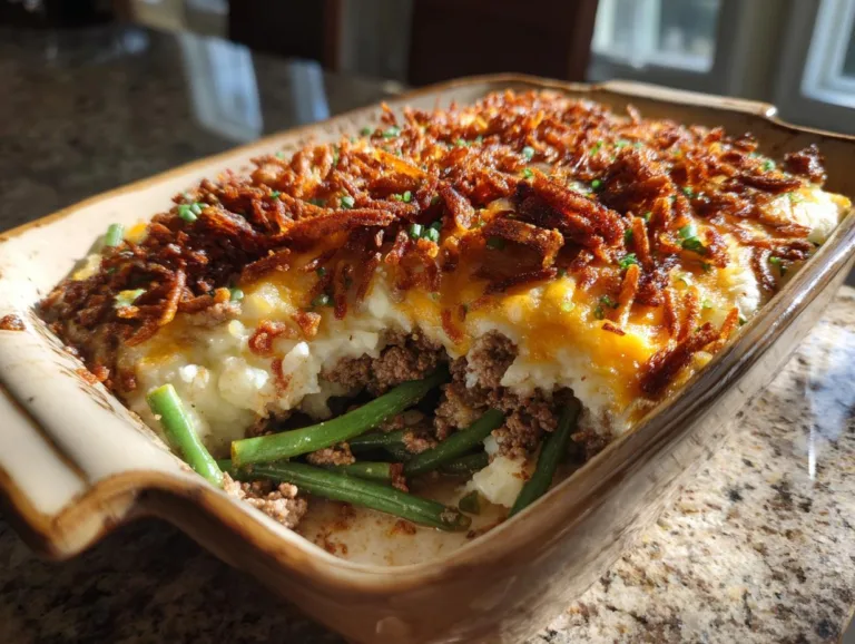 Hamburger Green Bean Casserole