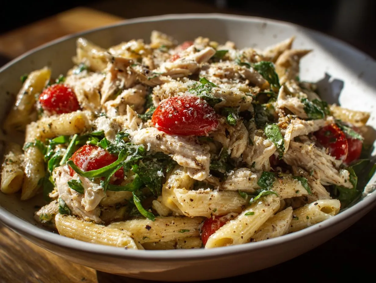Healthy Chicken Caesar Pasta Salad: A Family Favorite