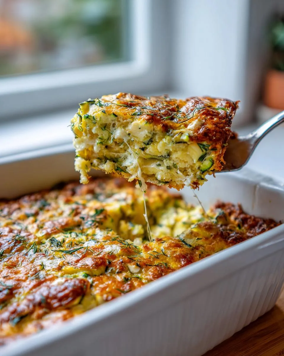 Herbed Dilly Zucchini Casserole - detail 3