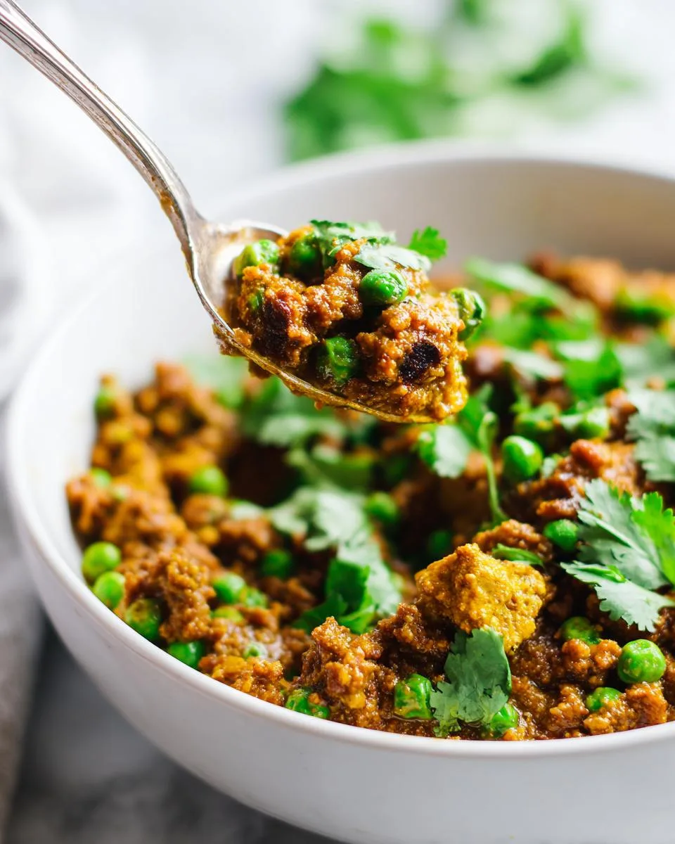 Keema Matar Ground Beef Curry - detail 3
