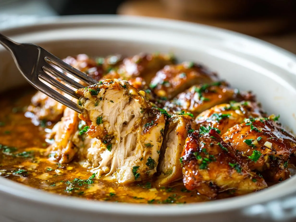 Grandma Jo’s Secret Lemon Garlic Chicken Crockpot Recipe