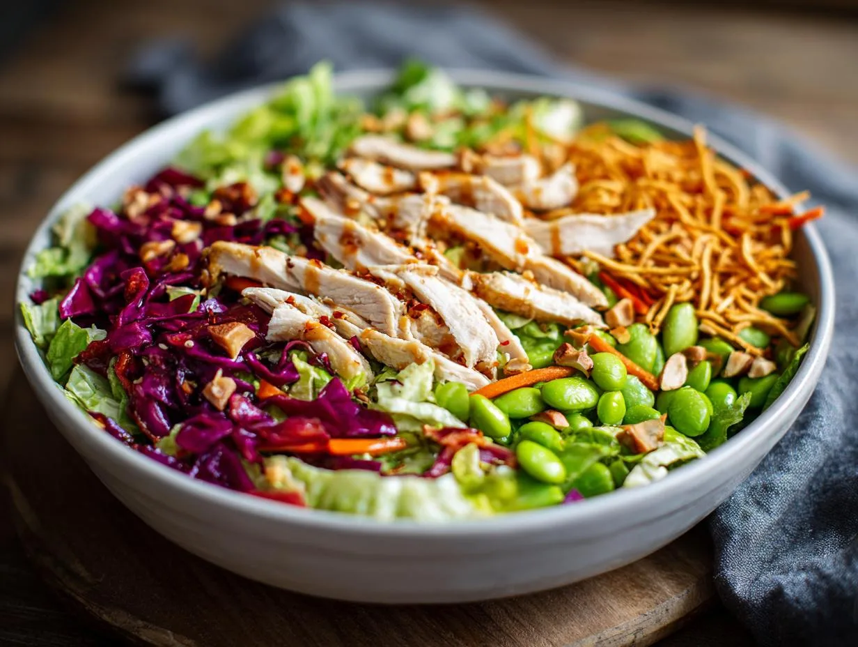 Light Chinese Chicken Cabbage Salad: 30-Minute Flavor Bomb