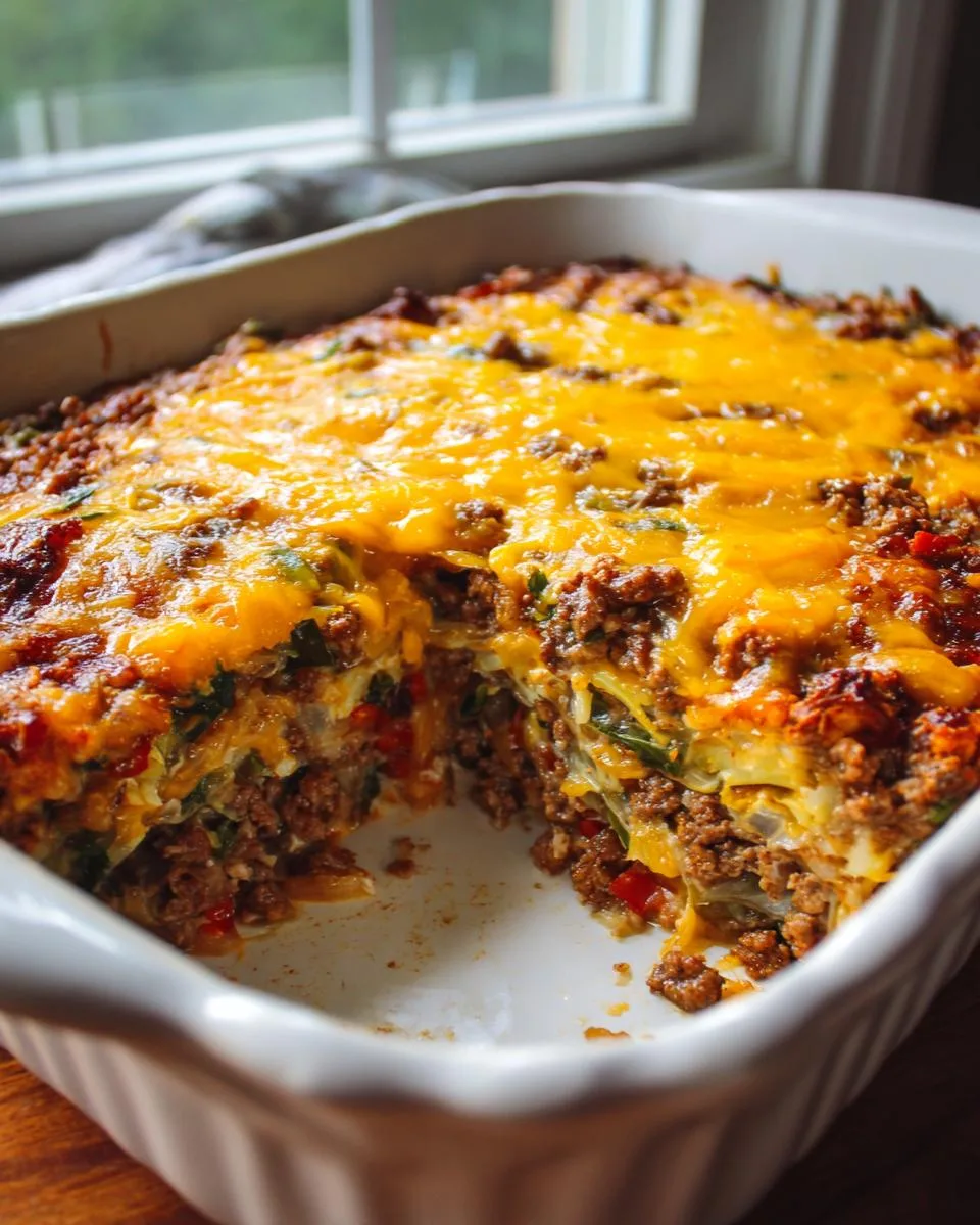 Low Carb Cabbage Roll Casserole - detail 3