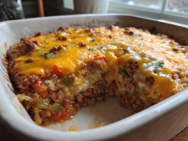 Low Carb Cabbage Roll Casserole