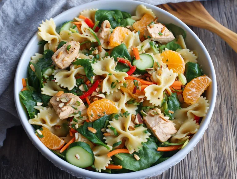 Mandarin Chicken Pasta Salad Recipe