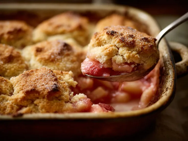 Old Fashioned Rhubarb Cobbler Recipe