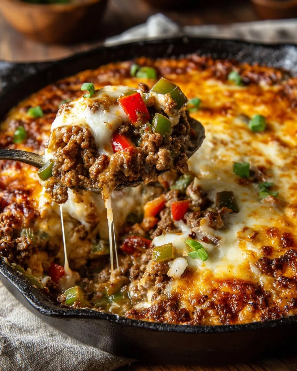 Philly Cheesesteak Casserole - detail 3