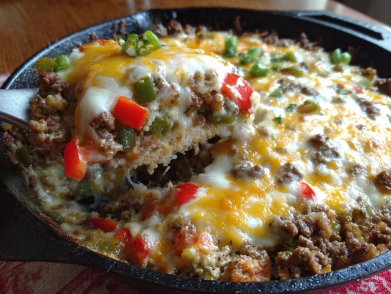 Philly Cheesesteak Casserole