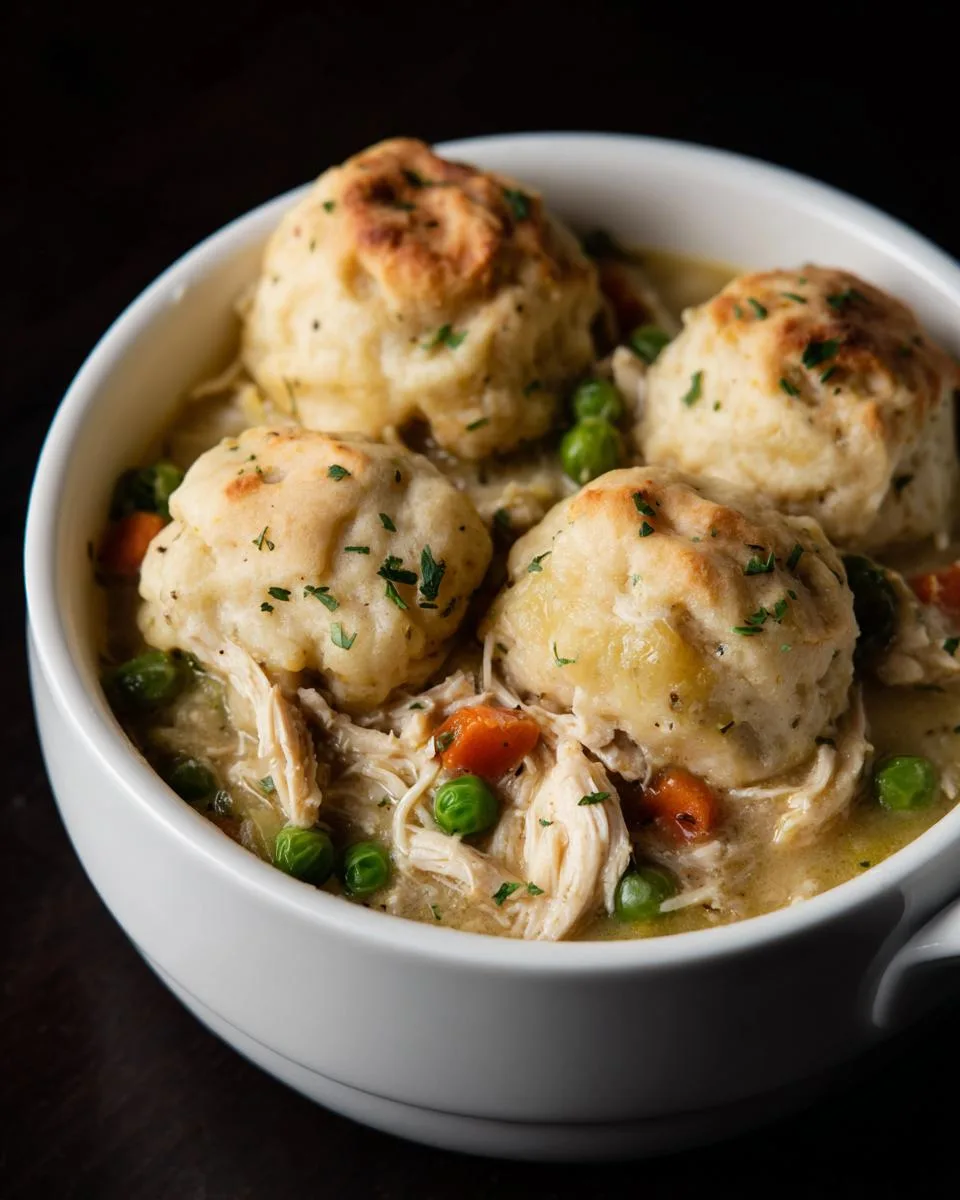 Slow Cooker Chicken Dumplings - detail 3