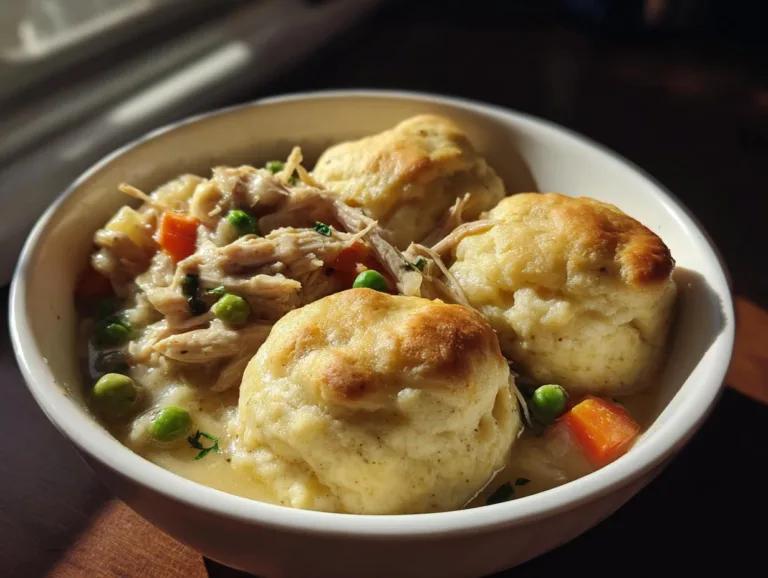 Slow Cooker Chicken Dumplings