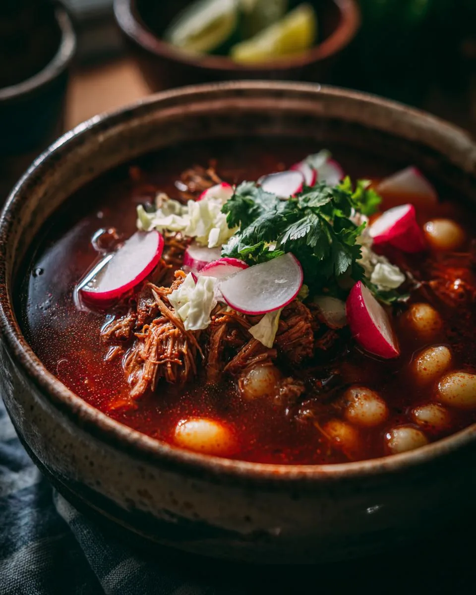 Slow Cooker Pozole Soup - detail 3